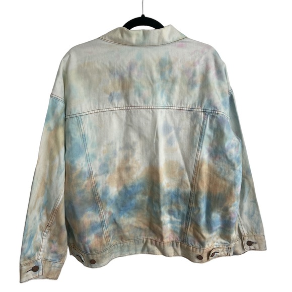 Tie-Dye Denim Jacket - Picture 2 of 11